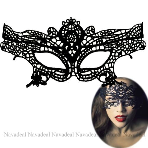 Sexy Elegant Black Lace Eye Face Mask Masquerade Ball Prom Halloween Costume