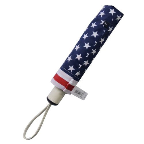 USA Stars Stripes American Flag Fashion UV Protection Auto Tri-folded Umbrella