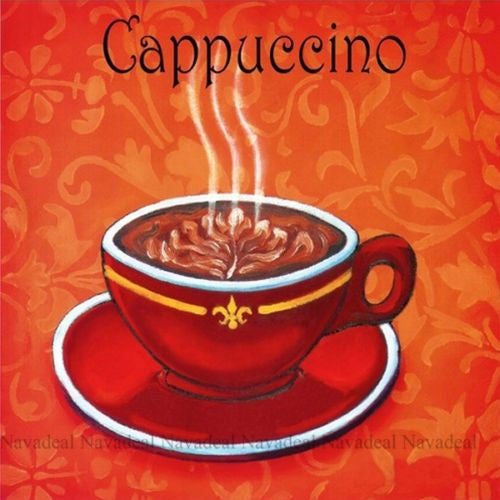 2Pc Modern Cappuccino Black Coffee Lovers Decorative Painting Canvas Wall Poster