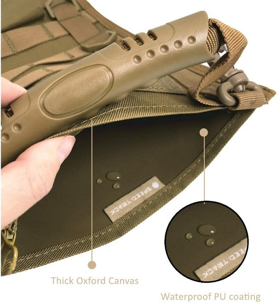 SPEED TRACK Tactical Christmas Stocking, Gift for Veterans Military Patriotic and Outdoorsy People  (Sand)