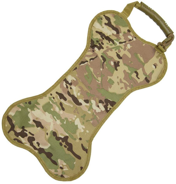 SPEED TRACK Pet Tactical Christmas Stockings, Dog Bone Stocking, Gift for Veterans Military Patriotic and Outdoorsy People (Green Camo)