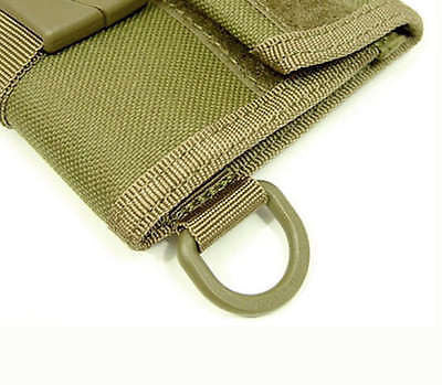 Khaki Rescue Military Multipurpose wallet TriFold Outdoor Sports Wallet